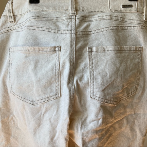 Prana canvas button fly Buxton Boyfriend pants/jeans, oversized, 2/26 - Picture 2 of 7